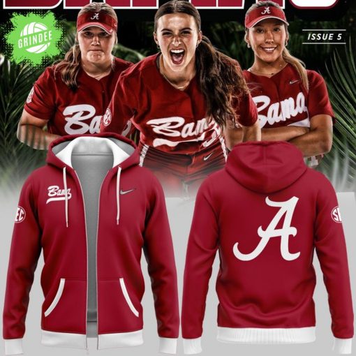 Alabama Crimson Tide Special New Red Zip Hoodie 2025