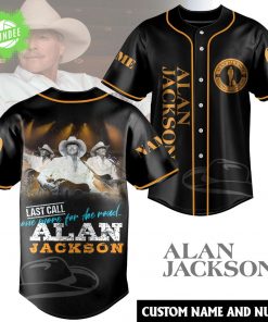 Alan Jackson Country Music Baseball Jersey – Limited Edition