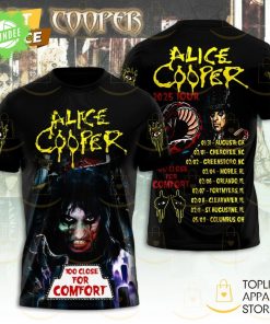 Alice Cooper 2025 Tour “Too Close For Comfort” 3D T-Shirt