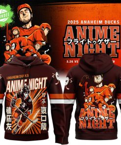 Anaheim Ducks x Anime Night Hoodie 2025 Limited Edition – NHL x Anime Collaboration