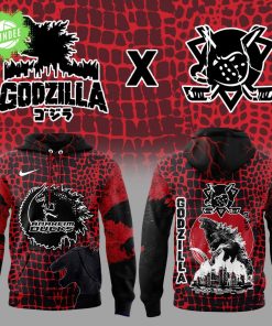 Anaheim Ducks x Godzilla Red Hoodie – Collector’s Edition Sci-Fi NHL Gear