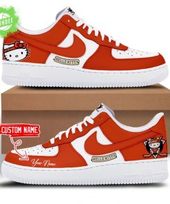 Anaheim Ducks x Hello Kitty Orange AF1 Sneakers Limited Edition – Exclusive Cute Hockey Sneakers