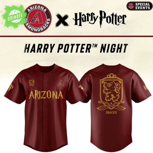 Arizona Diamondbacks Harry Potter Night 2025 Limited Edition Jersey