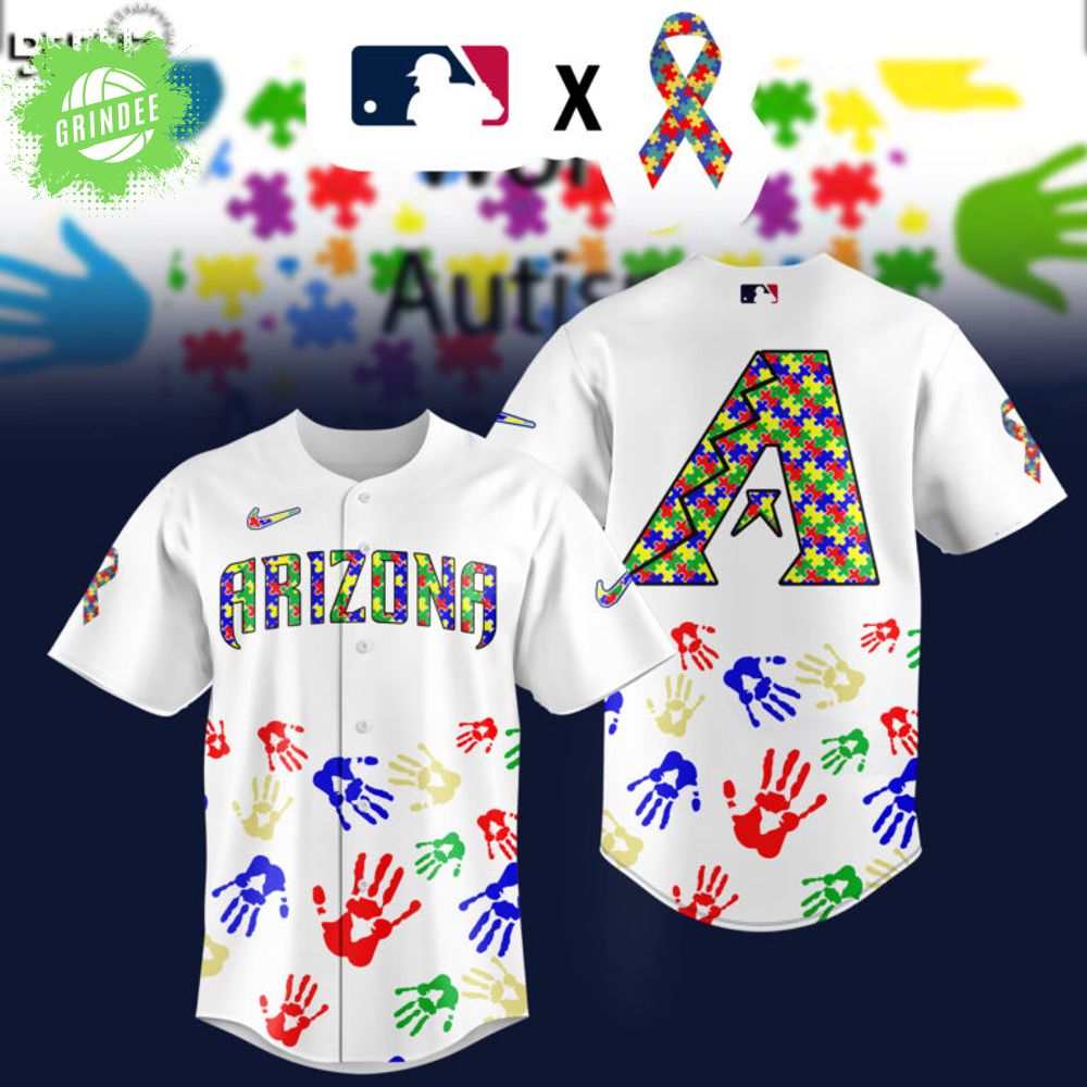 Arizona Diamondbacks MLB Autism Awareness Special Edition 2025 Baseball Jersey Arizona Diamondbacks MLB Autism Awareness Special Edition 2025 Baseball Jersey