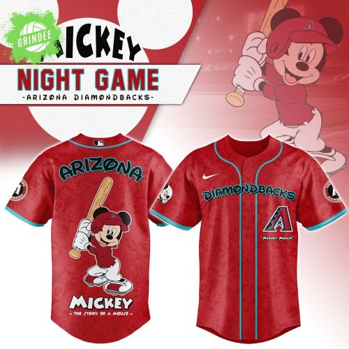 Arizona Diamondbacks x Mickey Night Game Baseball Jersey – Mickey Mouse Baseball Gear