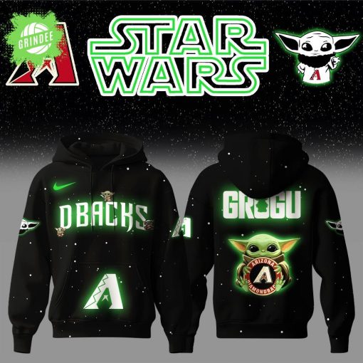 Arizona Diamondbacks x Star Wars Baby Yoda Hoodie – Galactic Fan Night Edition
