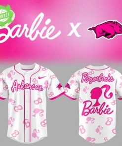 Arkansas x Barbie Night Baseball Jersey – Limited Edition