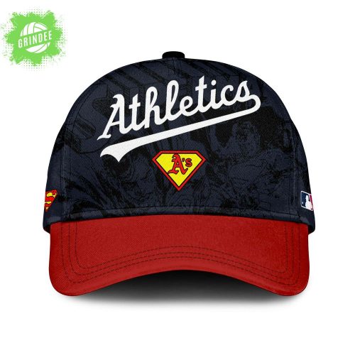 Athletics MLB x Superman Baseball Jersey Editions Limited 2025 – Justice League x Baseball Mashup