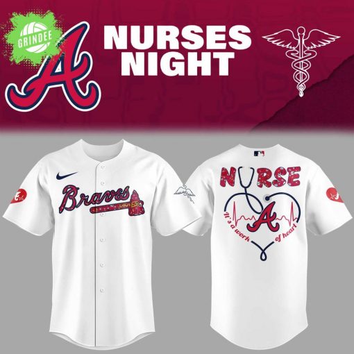 Atlanta Braves Nurses Night Baseball Jersey