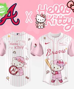 Atlanta Braves x Hello Kitty Night 2025 Baseball Jersey Limited Edition