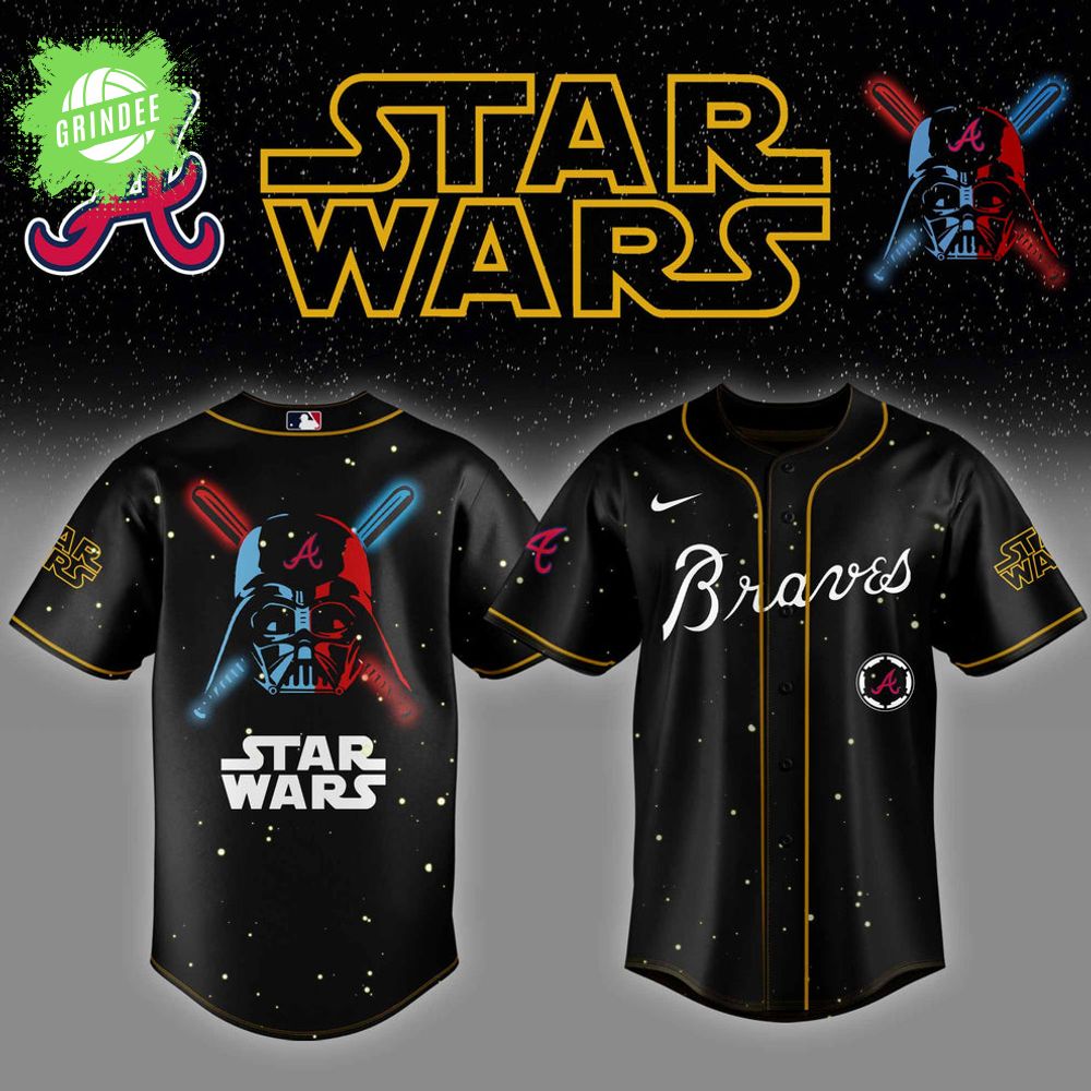 Atlanta Braves x Star Wars Baseball Jersey 2025 – Limited Edition Atlanta Braves x Star Wars Baseball Jersey 2025 – Limited Edition