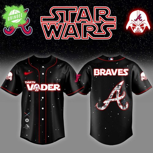 Atlanta Braves x Star Wars Darth Vader Night Jersey – Galactic Baseball Edition