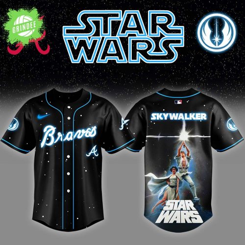Atlanta Braves x Star Wars Luke Skywalker Night Jersey – Jedi Baseball Edition