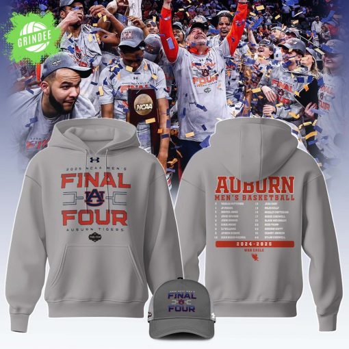Auburn Tigers 2025 NCAA Men’s Basketball Tournament March Madness Final Four Locker Room Hoodie – Official NCAA Apparel