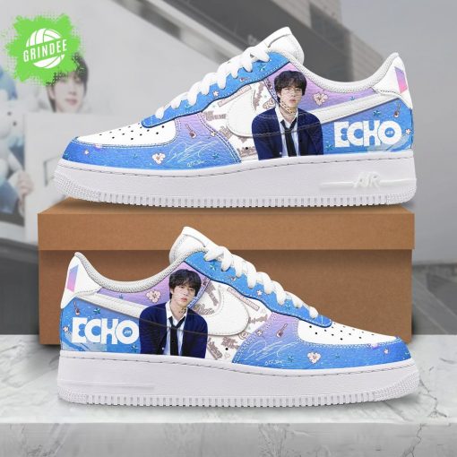 BTS Jin Custom Air Force 1 Shoes – Echo Theme for Kpop Fans