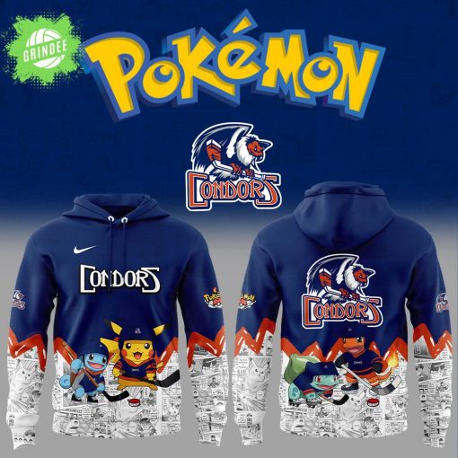 Bakersfield Condors x Pokémon Hoodie – Gaming Inspired Collection