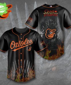 Baltimore Orioles Game of Thrones Baseball Jersey House Orioles