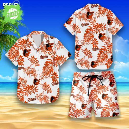 Baltimore Orioles Hawaiian Shirt & Shorts Set