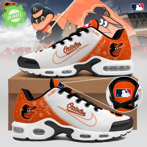 Baltimore Orioles MLB Personalized Air Max Shoes – Custom Baseball Sneakers