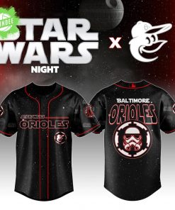 Baltimore Orioles MLB x Star Wars Night Special Edition Baseball Jersey 2025 – Galactic MLB Crossover