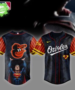 Baltimore Orioles MLB x Superman Baseball Jersey Editions Limited 2025 – Collector’s DC x Baseball Edition