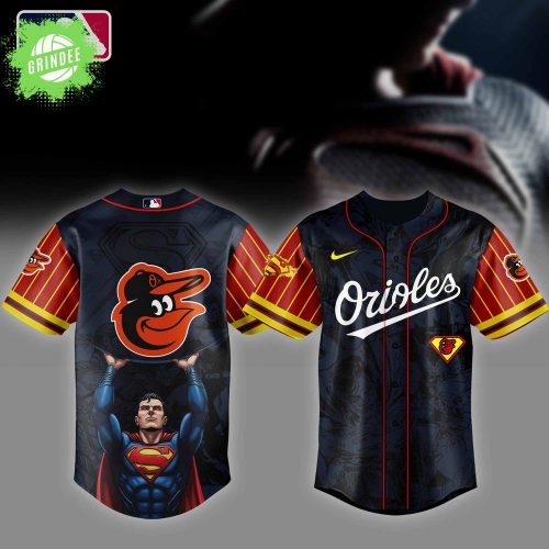 Baltimore Orioles MLB x Superman Baseball Jersey Editions Limited 2025 – Collector’s DC x Baseball Edition