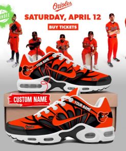 Baltimore Orioles “Orange On Orange” Air Max Sneakers Limited