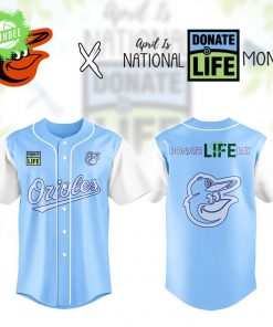 Baltimore Orioles x Donate Life Month Baseball Jersey – Limited MLB Edition