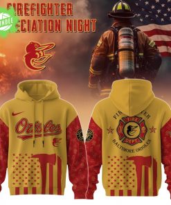 Baltimore Orioles x Firefighter Appreciation Night 2025 Hoodie – Special Edition