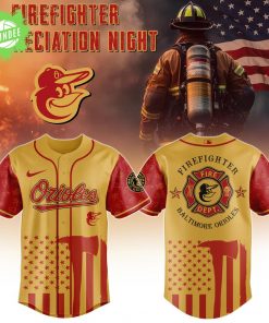 Baltimore Orioles x Firefighter Appreciation Night 2025 Jersey – Special Edition