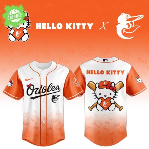 Baltimore Orioles x Hello Kitty Night 2025 Baseball Jersey – Limited Edition