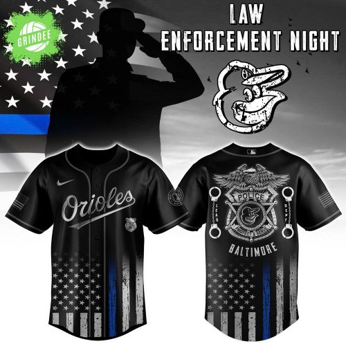Baltimore Orioles x Law Enforcement Night 2025 Edition Baseball Jersey
