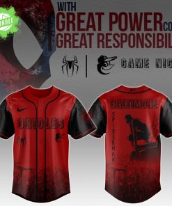 Baltimore Orioles x Spider-Man Game Night Special Edition Jersey
