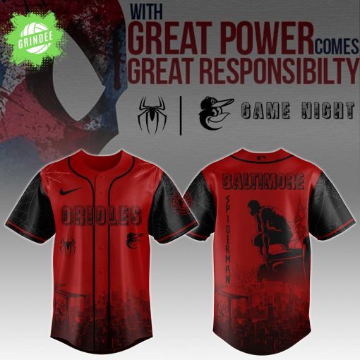 Baltimore Orioles x Spider-Man Game Night Special Edition Jersey