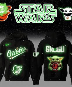 Baltimore Orioles x Star Wars Baby Yoda Hoodie – Limited Galactic Fan Night