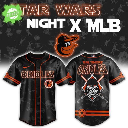 Baltimore Orioles x Star Wars Night 2025 Baseball Jersey – Sci-Fi Fans
