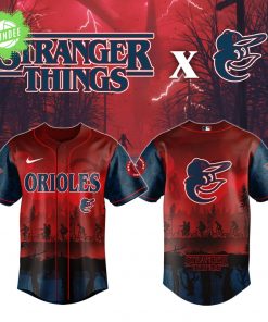 Baltimore Orioles x Stranger Things Baseball Jersey 2025 Limited Night Game
