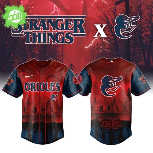 Baltimore Orioles x Stranger Things Baseball Jersey 2025 Limited Night Game