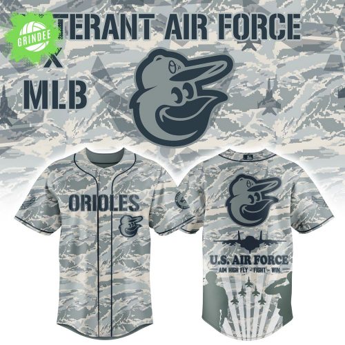 Baltimore Orioles x U.S Air Force Military Tribute 2025 Baseball Jersey