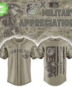 Baltimore Orioles x U.S Veteran Military Tribute 2025 Baseball Jersey