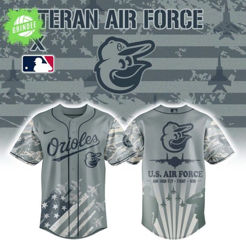 Baltimore Orioles x Veteran U.S. Air Force 2025 Baseball Jersey