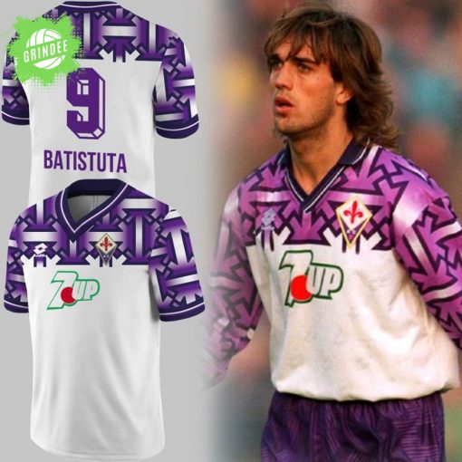 Batistuta Fiorentina 1992/93 Away Kit Limited Edition Jersey
