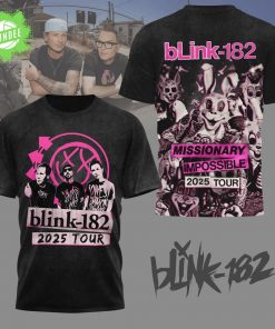 Blink-182 2025 Premium Tour 3D Shirt – Band Fan Edition