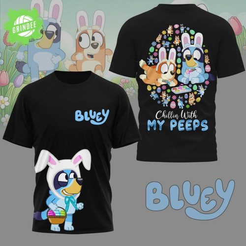 Bluey Premium 3D Shirt Animated Show Fan Tee