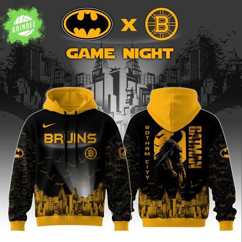 Boston Bruins x DC Batman Game Night Special Edition Hoodie