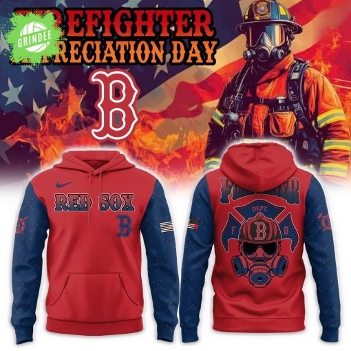Boston Red Sox Firefighter Appreciation Day 2025 Hoodie