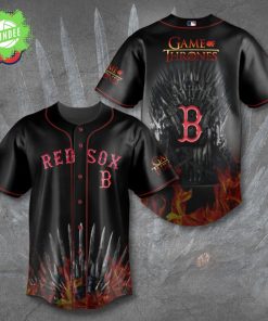 Boston Red Sox Game of Thrones Baseball Jersey House Red Sox