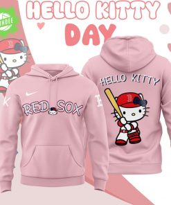 Boston Red Sox Hello Kitty Day 2025 Pink Hoodie