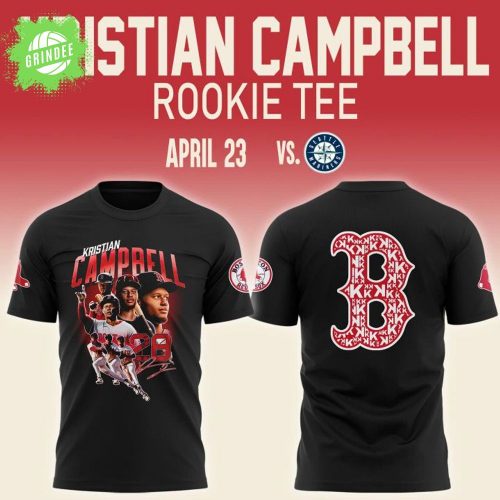 Boston Red Sox Kristian Campbell Rookie Year T-Shirt