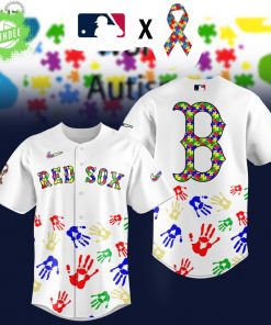 Boston Red Sox MLB Autism Awareness Special Edition 2025 Baseball Jersey